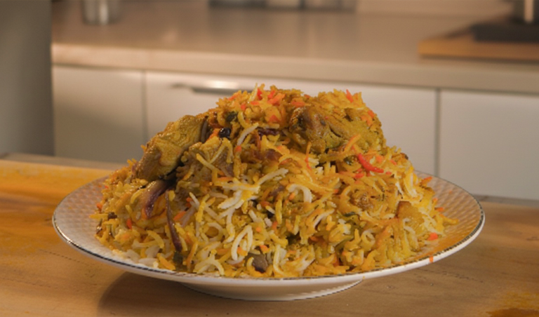 Chicken Biryani with the Golden Aroma of ZAFF